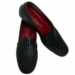 SALVATORE FERRAGAMO Sport Braided Italy Loafers